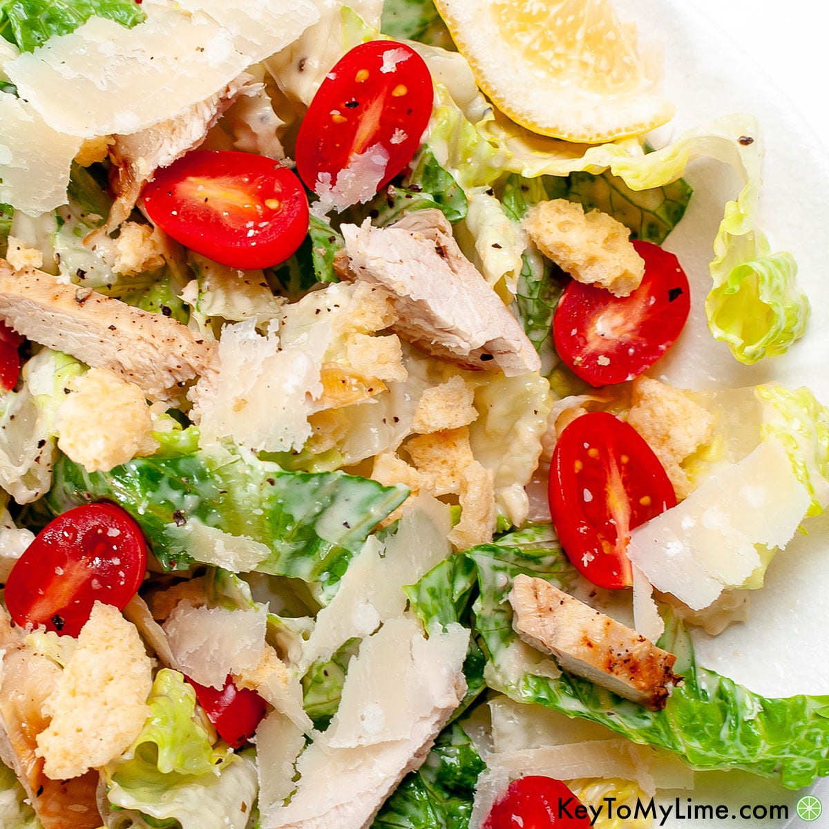 The best classic keto Caesar salad recipe.