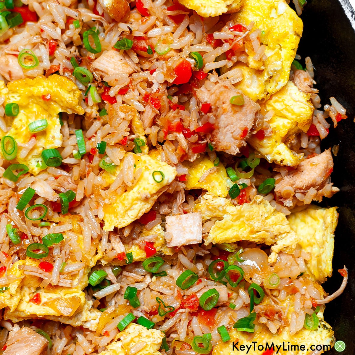 The best Arroz Chaufa de Pollo recipe.
