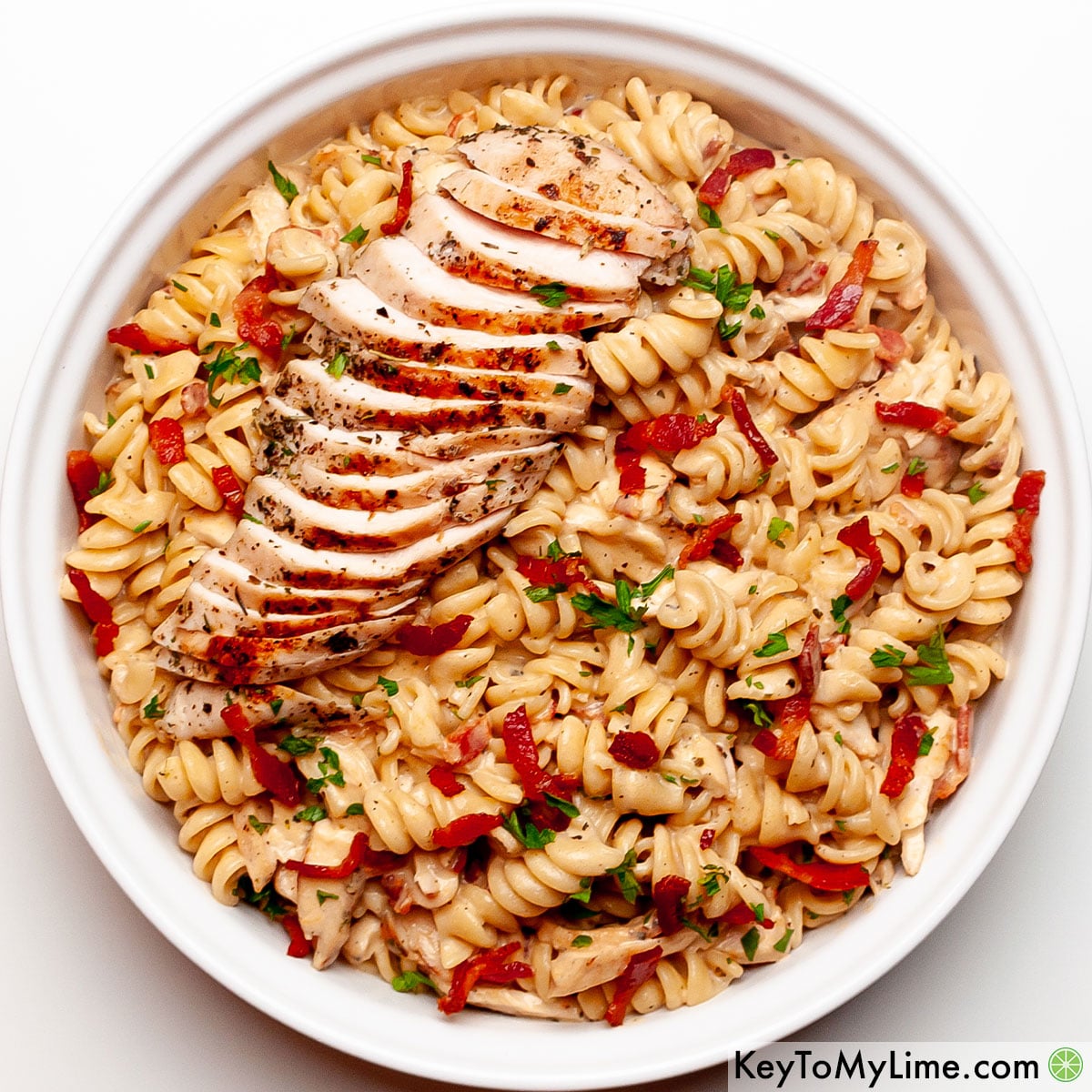 The best chicken bacon ranch pasta recipe.