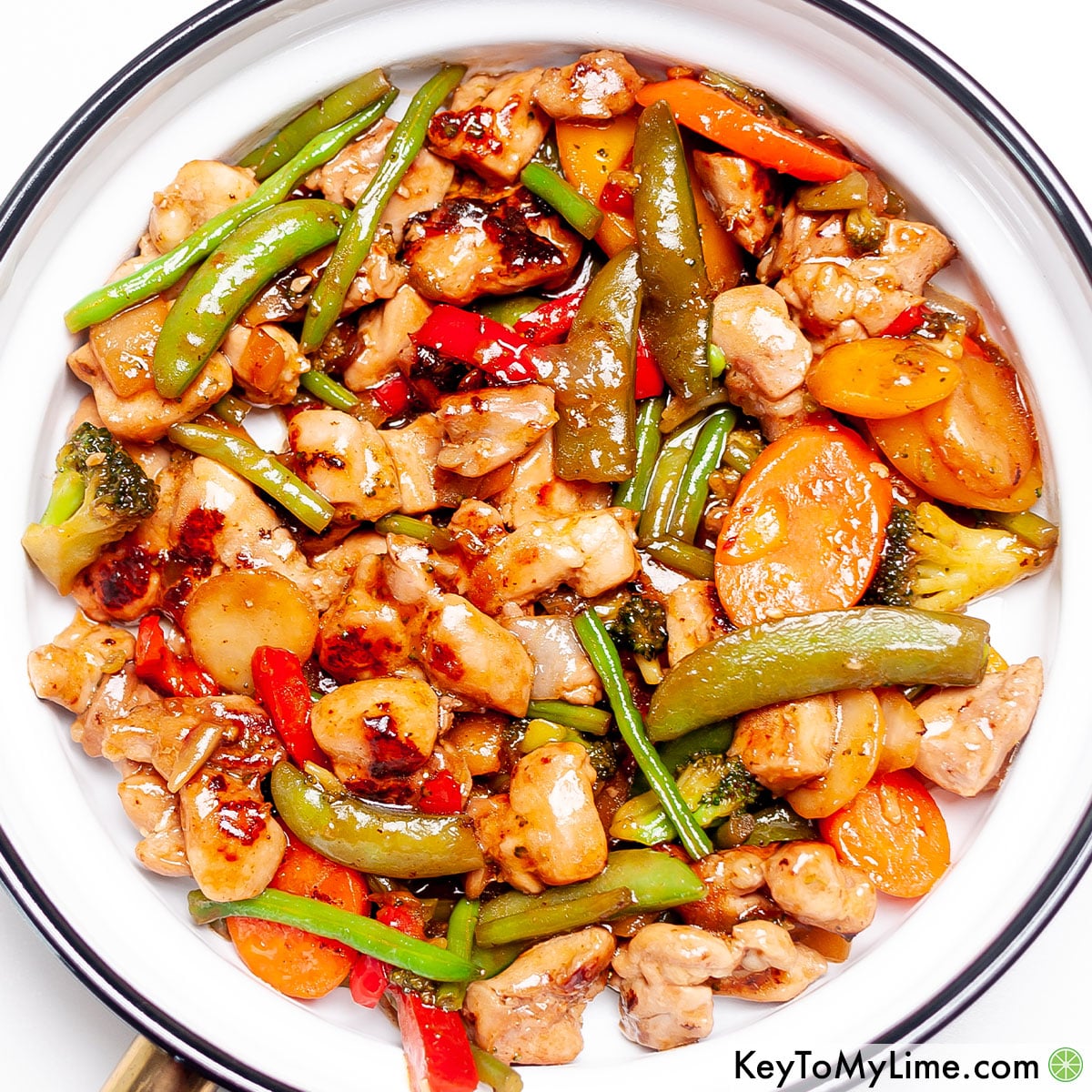 The best honey garlic chicken stir fry recipe.