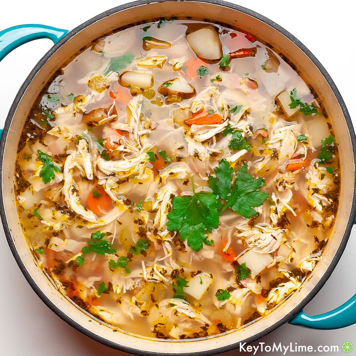 The best chicken potato soup recipe.