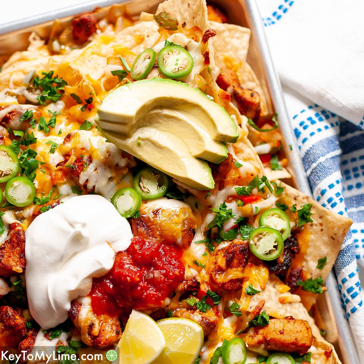 The best fajita nachos recipe.