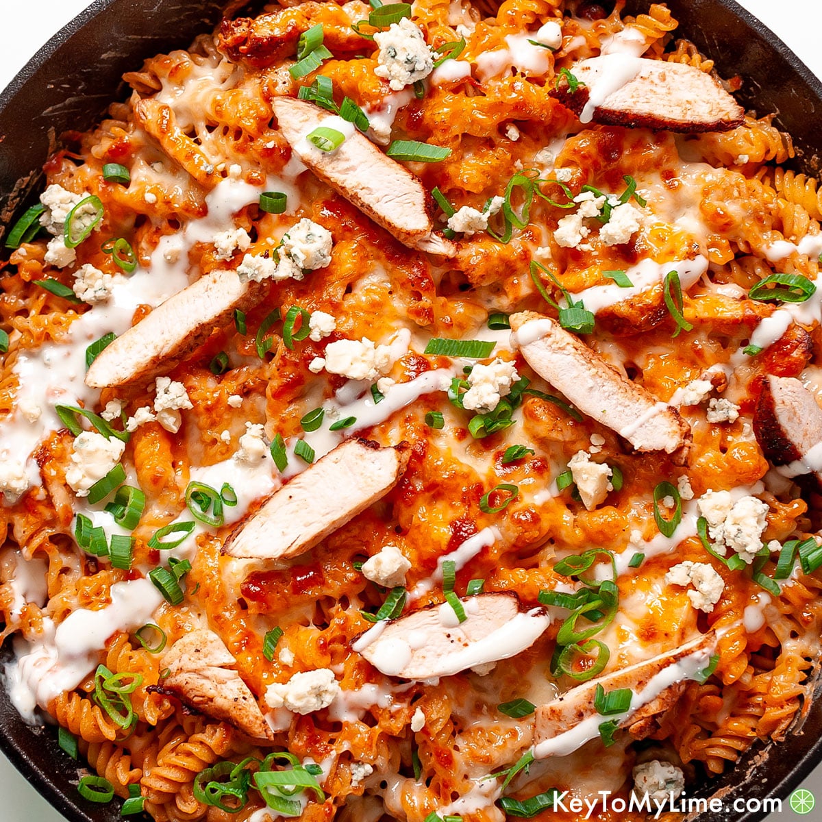 The best buffalo chicken pasta recipe.