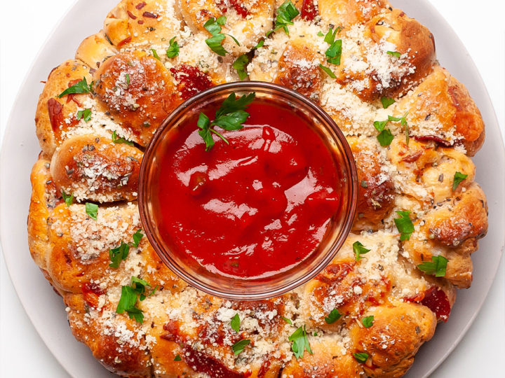 Pizza Monkey Bread {Pepperoni Pull Apart Bread} - Key To My Lime