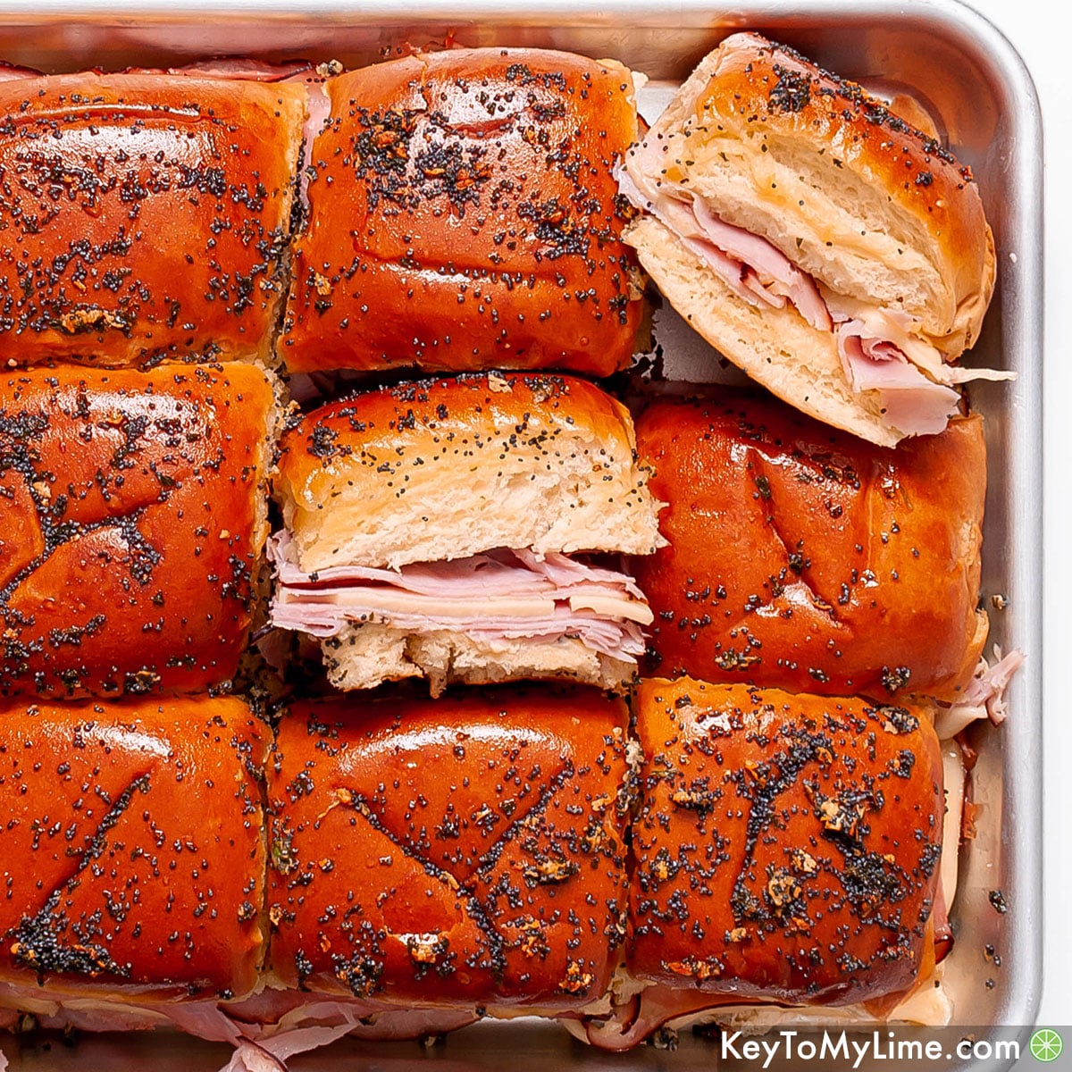 The best ham and cheese sliders.