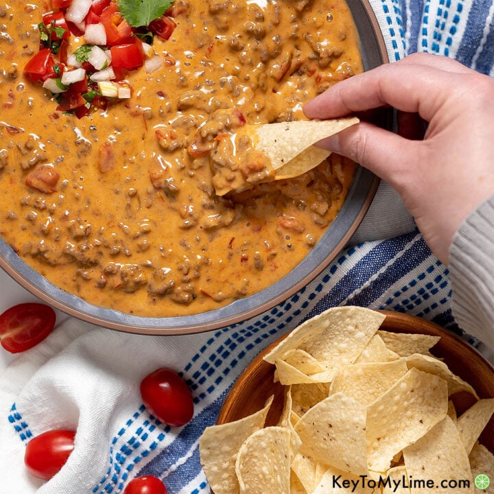 The best Rotel dip recipe.
