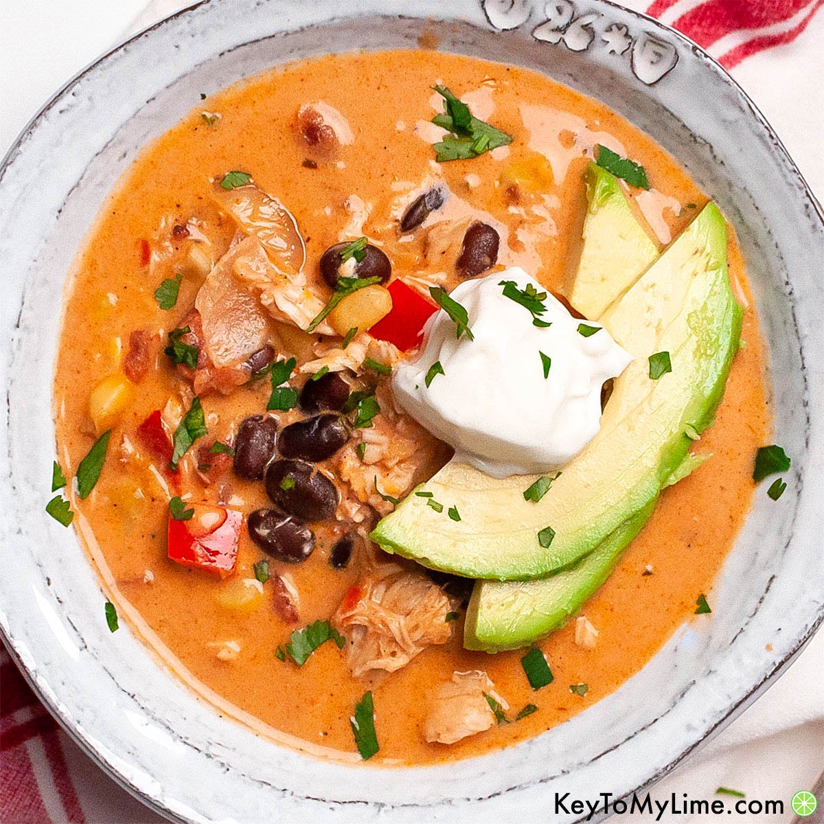 The best chicken enchilada soup recipe.