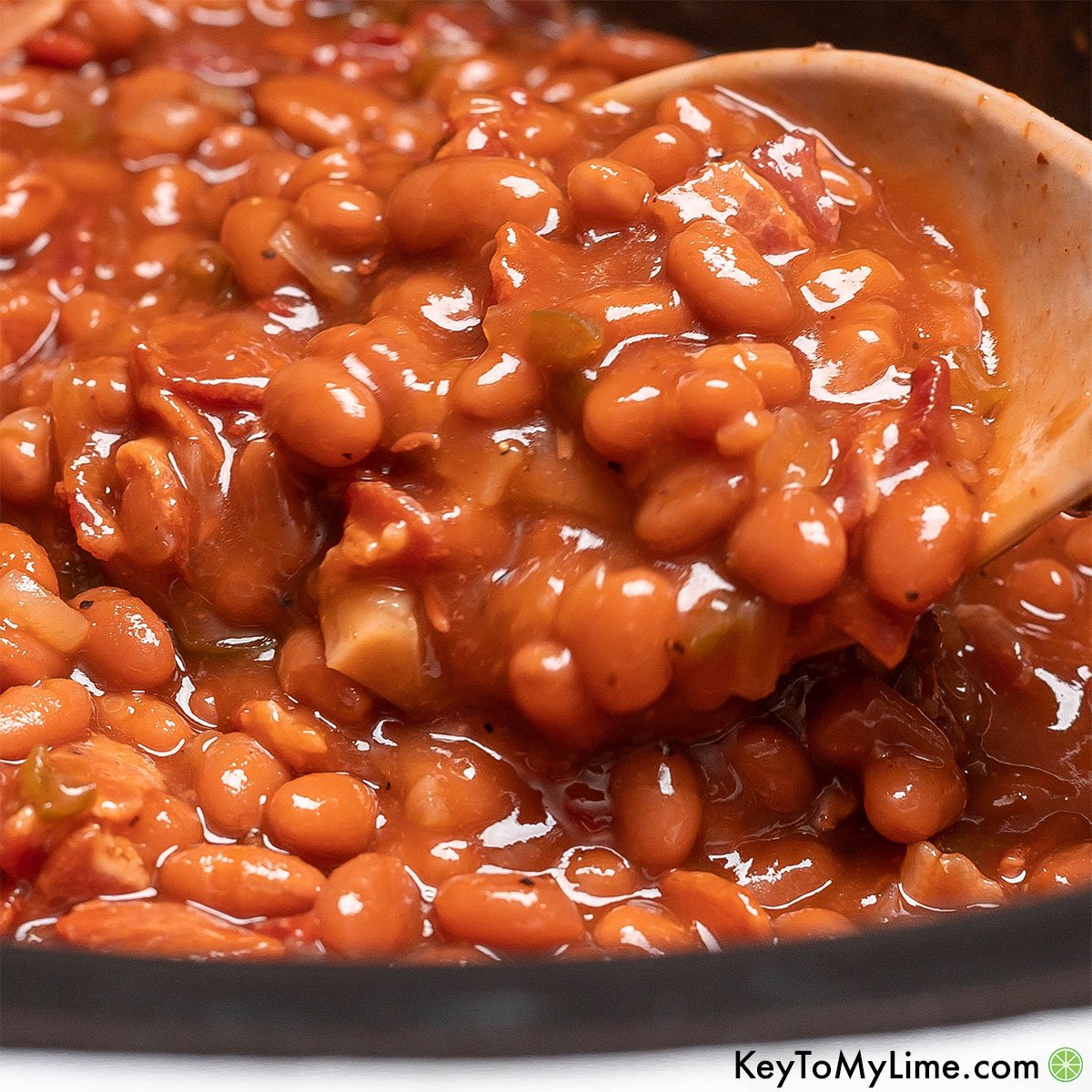 The best crockpot baked beans recipe.
