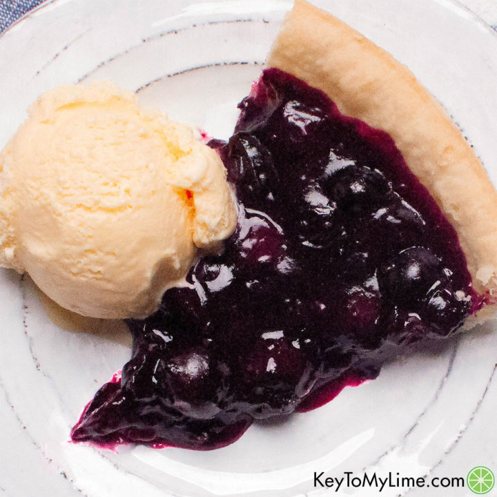 The best blueberry pie filling recipe.