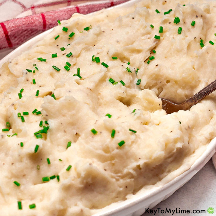 The best mashed potatoes without milk recipe.