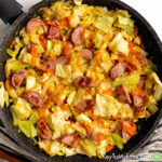 The best cabbage and sausage recipe.