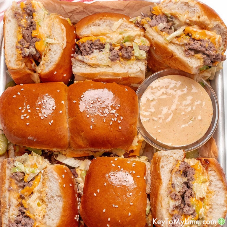 The best Big Mac sliders recipe.