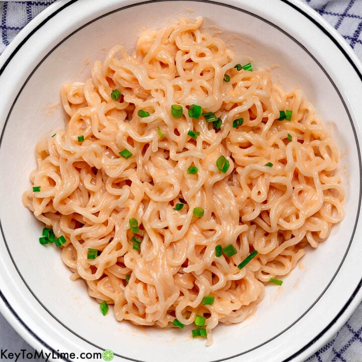 The best cheesy ramen recipe.