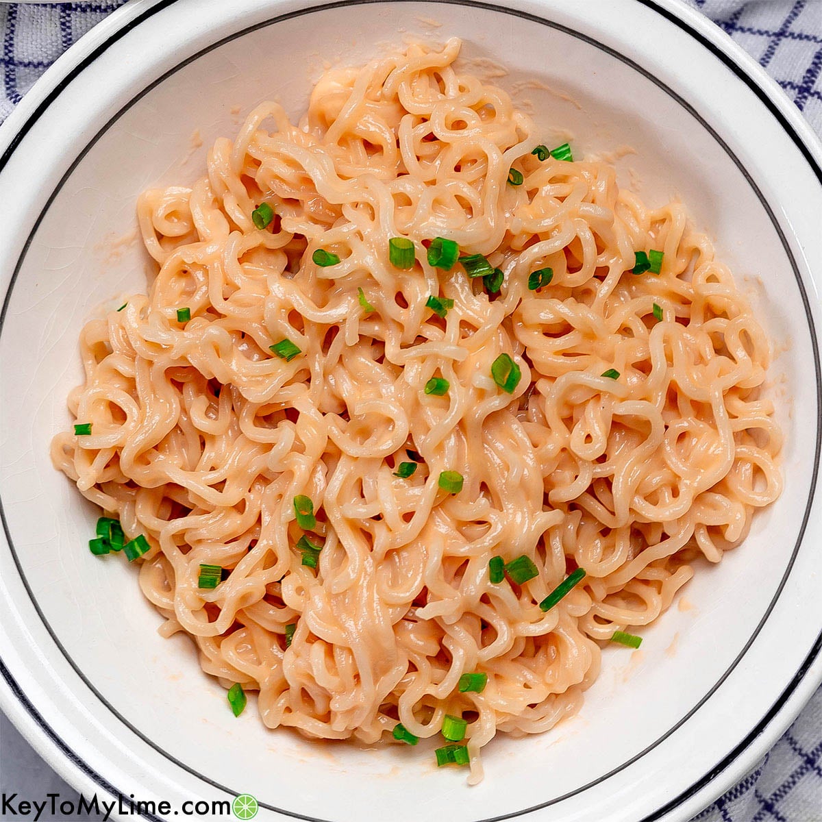 The best cheesy ramen recipe.