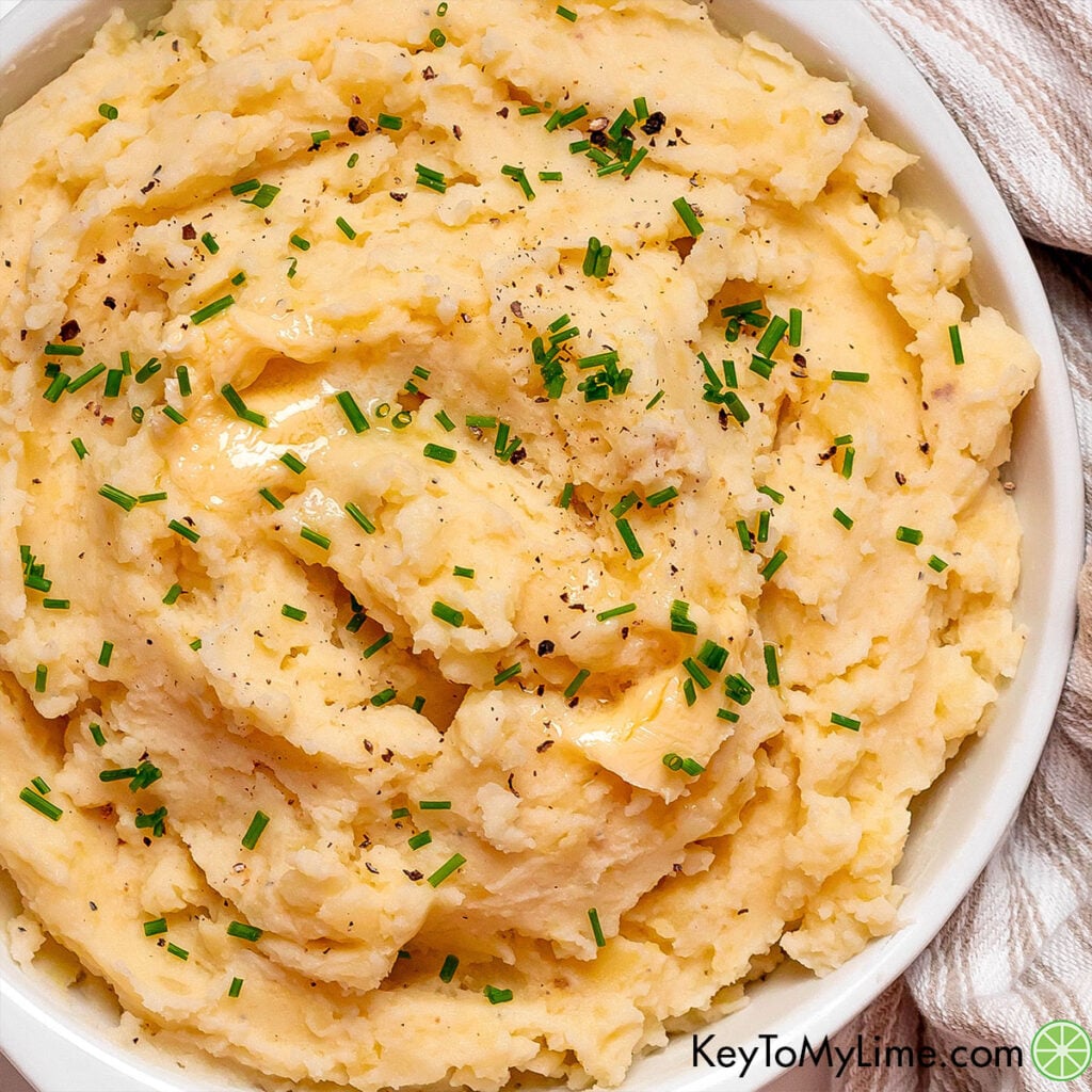 The best Yukon gold mashed potatoes recipe.