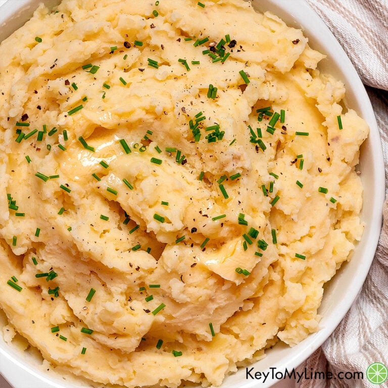 The best Yukon gold mashed potatoes recipe.