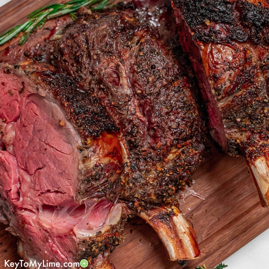 The best bone-in ribeye roast recipe.