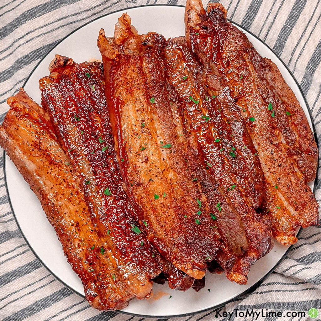 The best pork belly strips recipe.