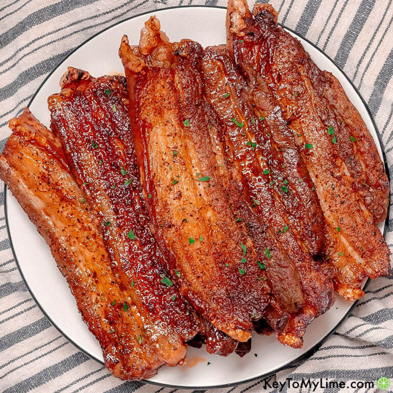The best pork belly strips recipe.